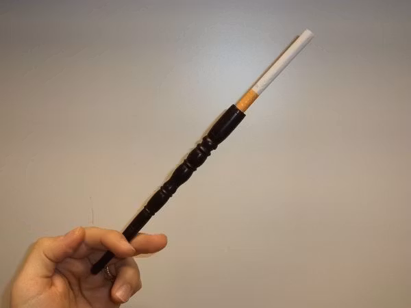 Cigarettmunstycke TRÄ (15-18 cm) + 10st rensare