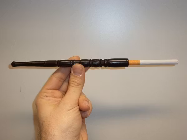 Cigarettmunstycke TRÄ (15-18 cm) + 10st rensare