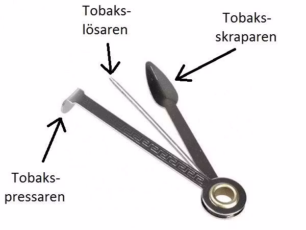 Majspipa (2 styck) + tillbehör