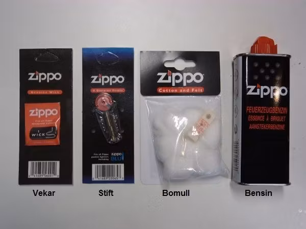 Presentförpackning ZIPPO + tillbehör