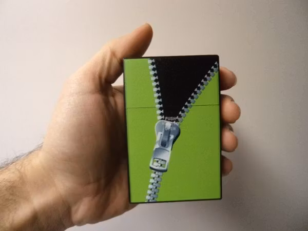 Cigarettetui Zipper