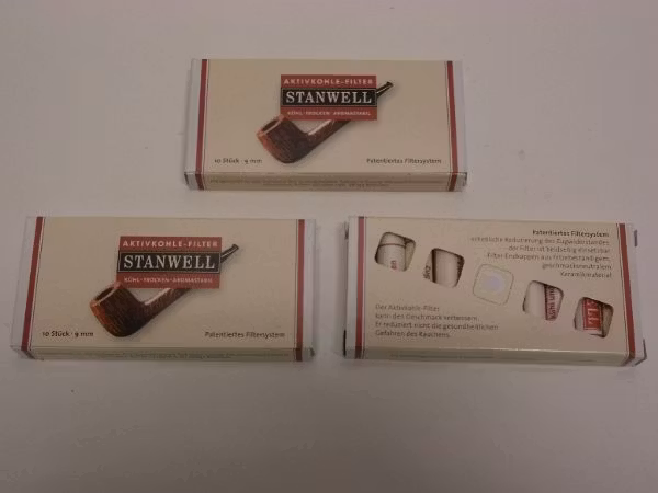 Stanwell Pipfilter 9mm (3 förp. X 10 filter)