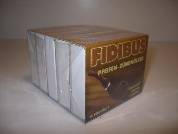 5 askar tändstickor till pipa