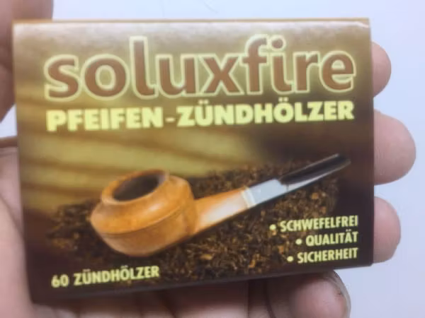 5 askar tändstickor till pipa