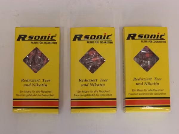3 paket: RSONIC Filter munstycke (cigarett)