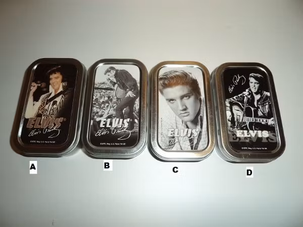 Cigarettetui Metall Elvis Presley Case