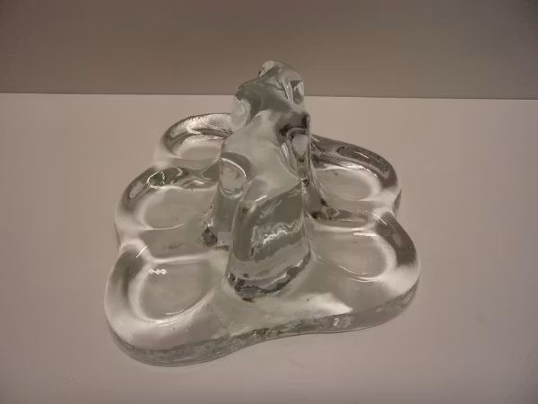 Pipställ Glas: 5 pipor + piptändare