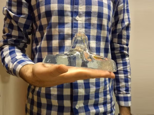 Pipställ Glas: 5 pipor + piptändare