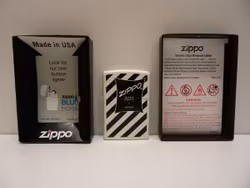 Zippotändare LEATHER + tillbehör