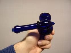 Glaspipa Biggy Blue + tillbehör