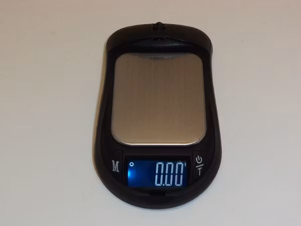 Digitalvåg Datormus (100 / 0.01 gram) + Vikt (20 g)