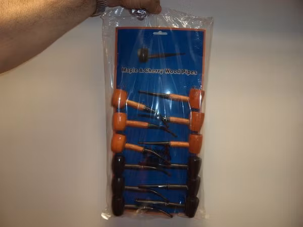 Pipa av äppelträd + körsbärsträd DISPLAY