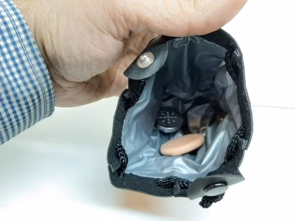 Tobaksväska / Tobakspung + Fuktsten + Fuktare/Fuktknapp