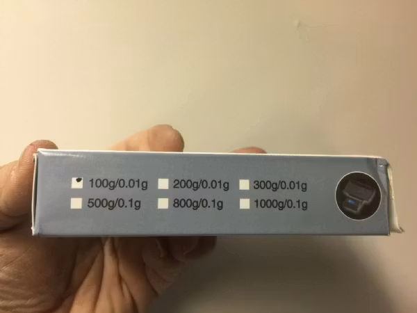 Digitalvåg Miniräknare (100 / 0.01 gram) + Vikt (20 g)