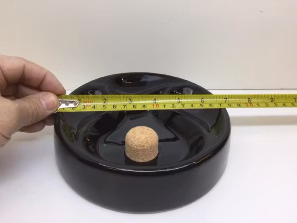 Pipaskfat för 3 pipor + piptändare (pipaskkopp)