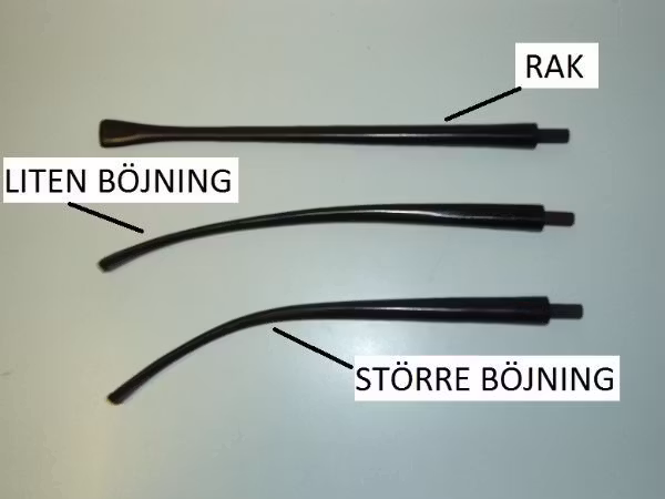 Pipmunstycke / Pipskaft: 3 st långa + Piprensare
