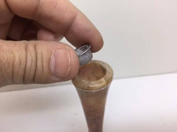 Stenpipa CHILLUM + tillbehör