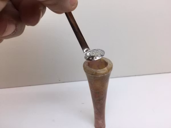 Stenpipa CHILLUM + tillbehör