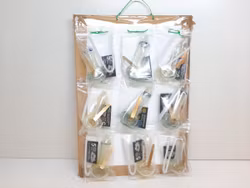 DISPLAY: Glaspipor (9 st)