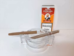 Minicigarr & Cigarrill askkopp / Askfat för två cigarrer
