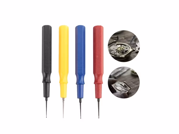 Kopp för olja med 4st stift (Klocka/urmakeri verktyg)