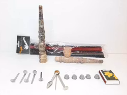 Stenpipa / Chillum + tillbehör