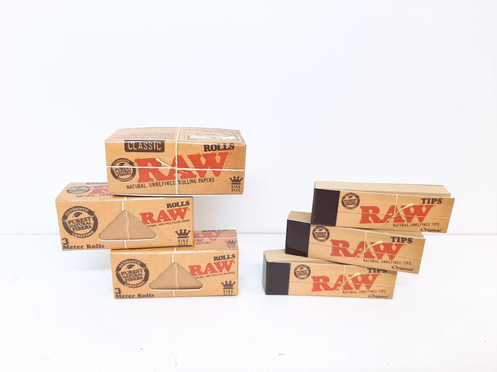 3st RAW Rolls + 3st RAW Filtertips