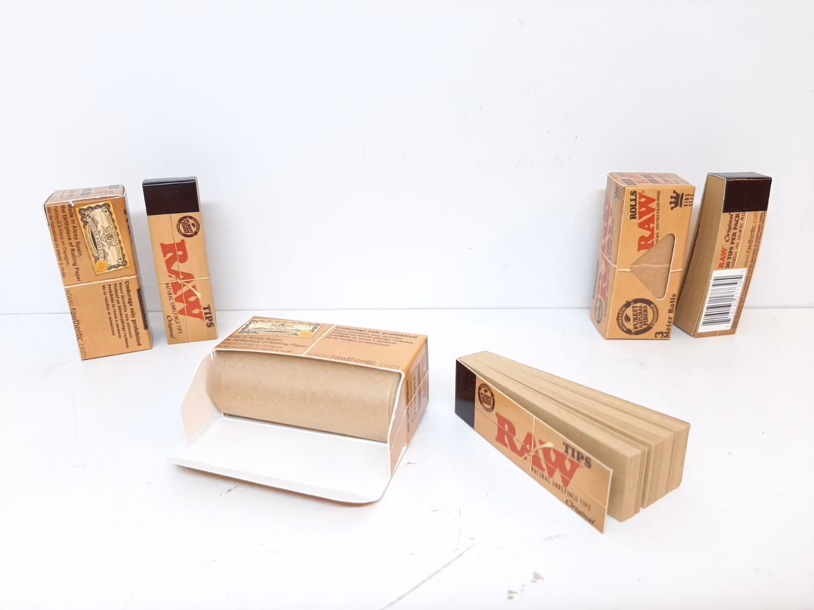 3st RAW Rolls + 3st RAW Filtertips