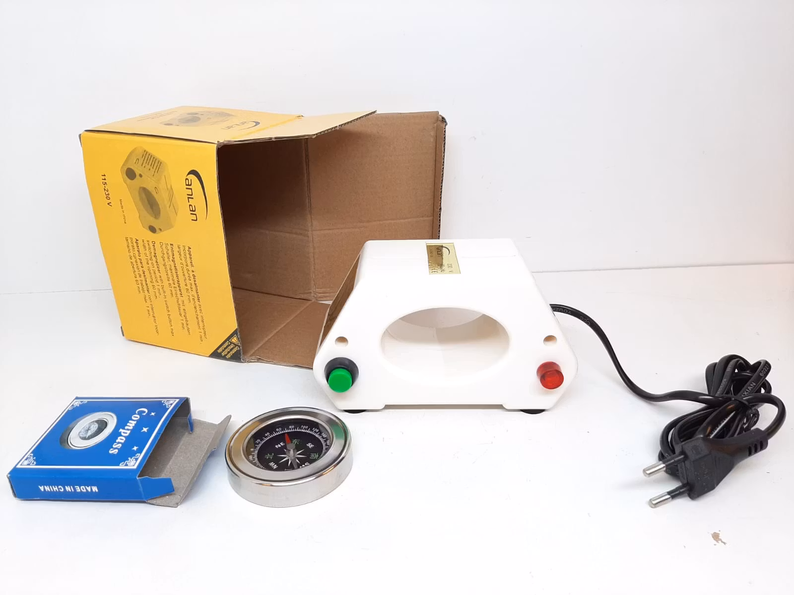 Avmagnetiserare + Kompass