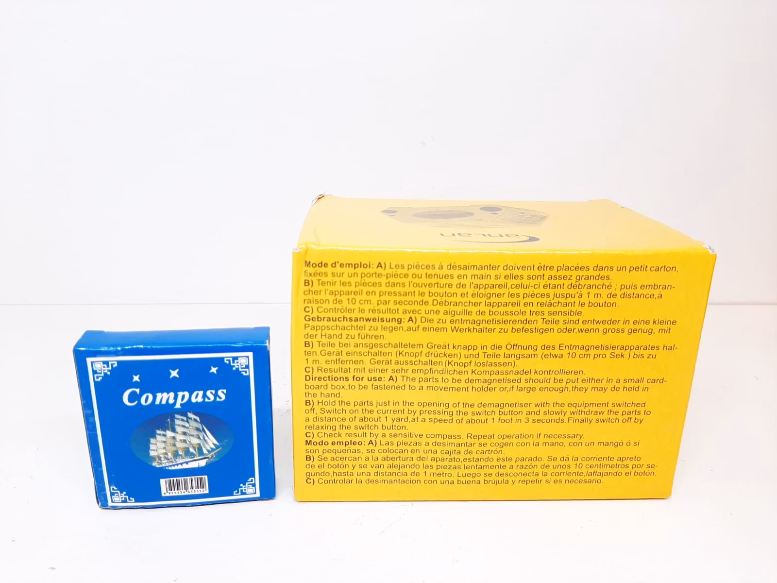 Avmagnetiserare + Kompass