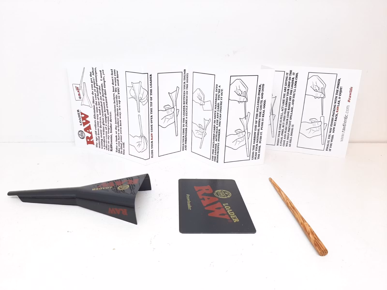 RAW Loader + 32 cones papper (cigarettpapper)