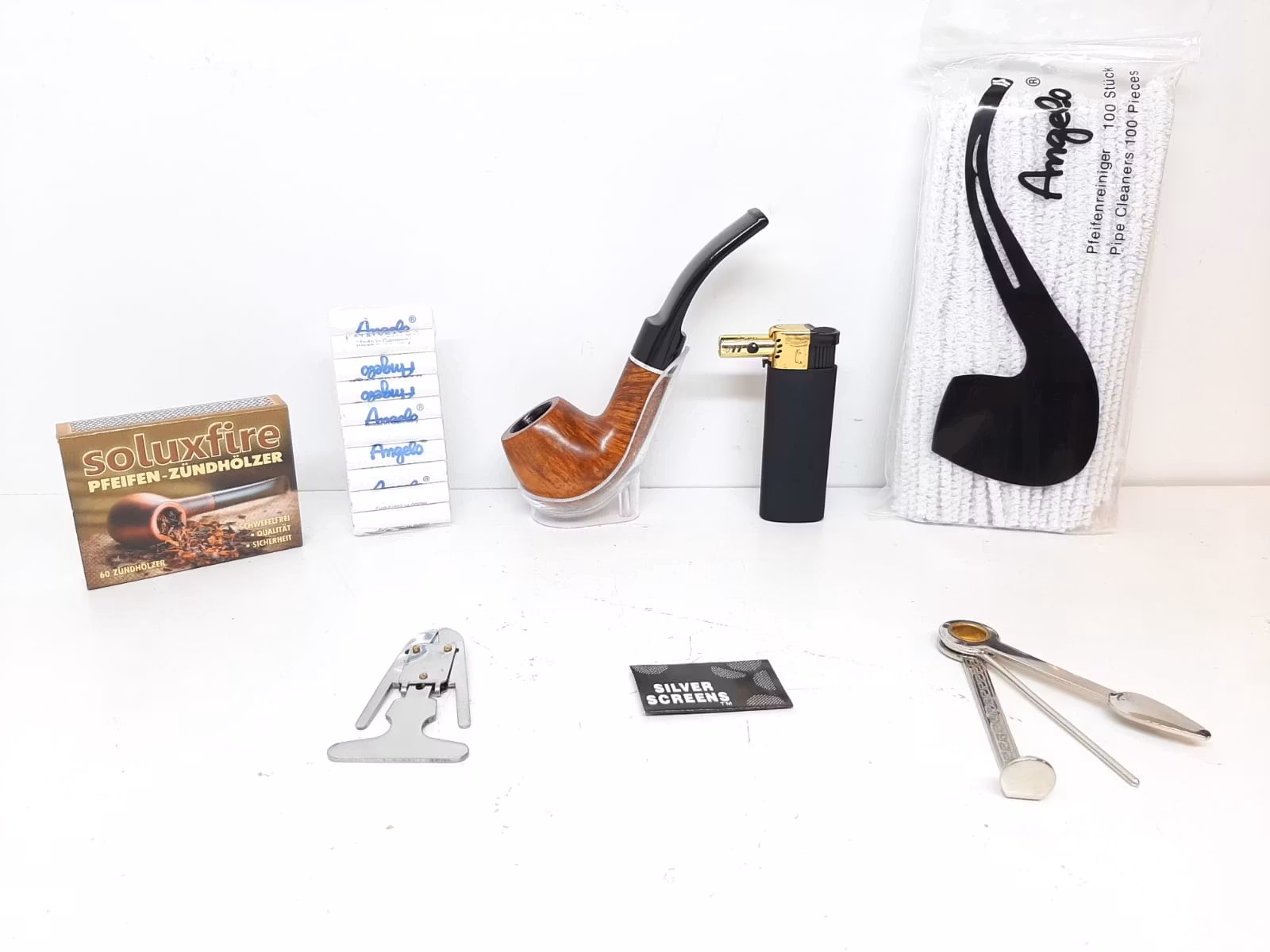 Angelo pipa + tillbehör