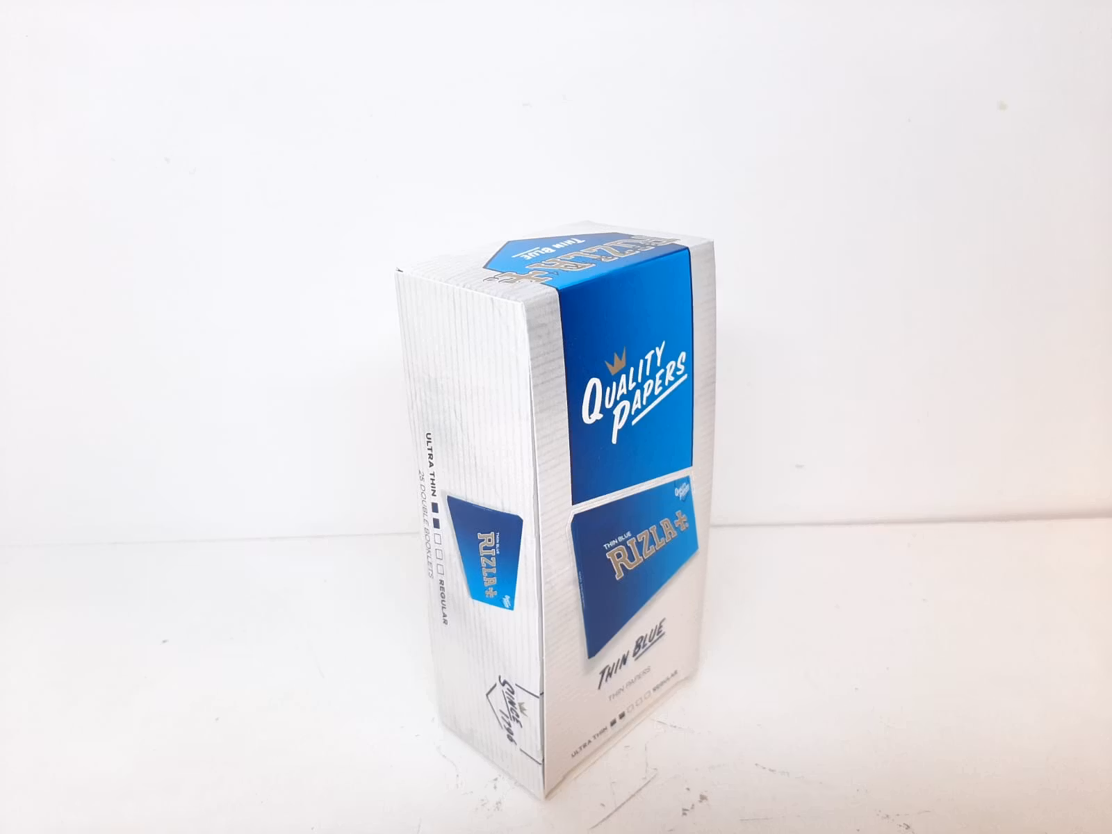DISPLAY: Rizla Blå Mini Thin Dubbel (cigarettpapper)