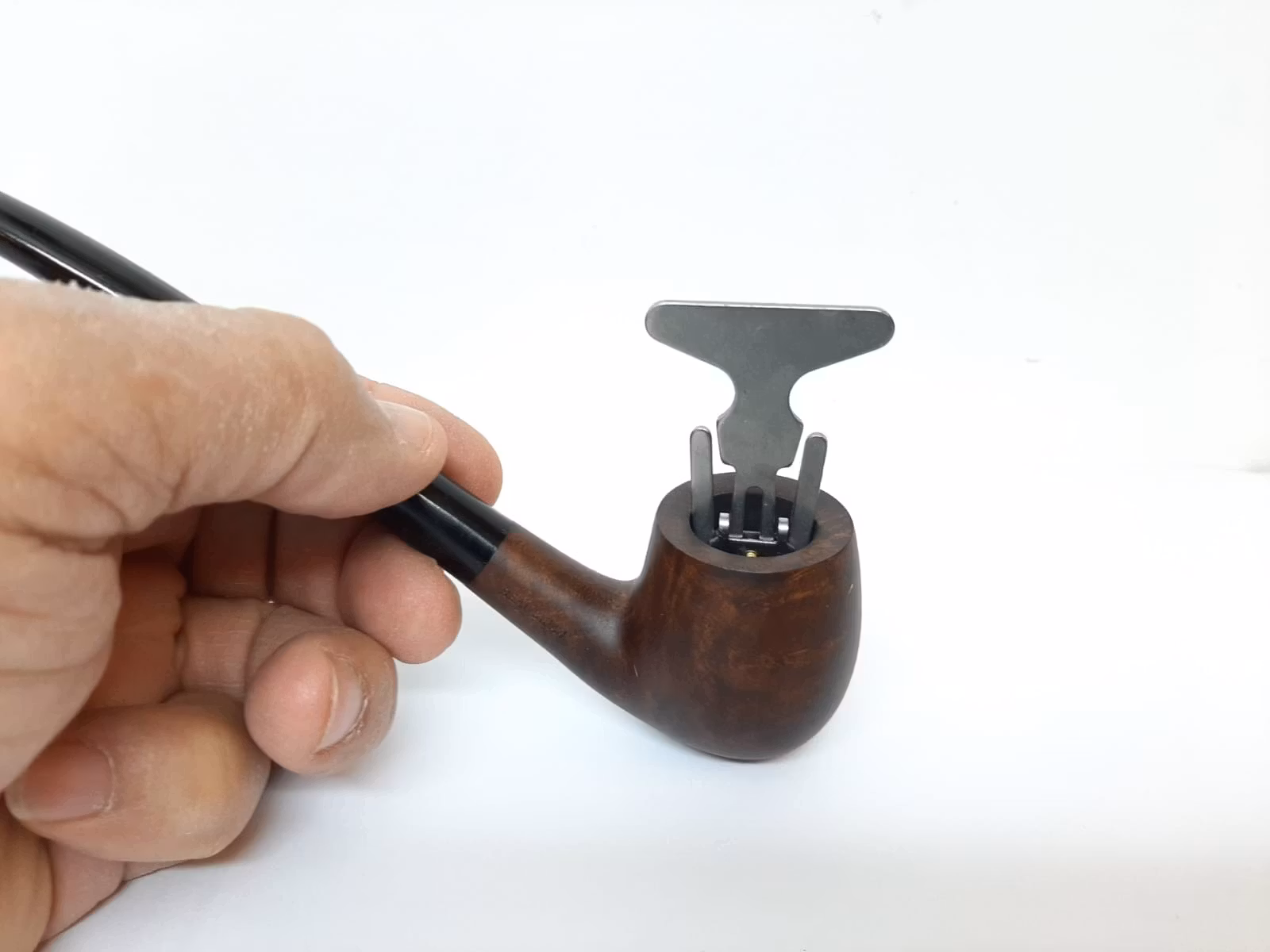 Lång pipa med tillbehör