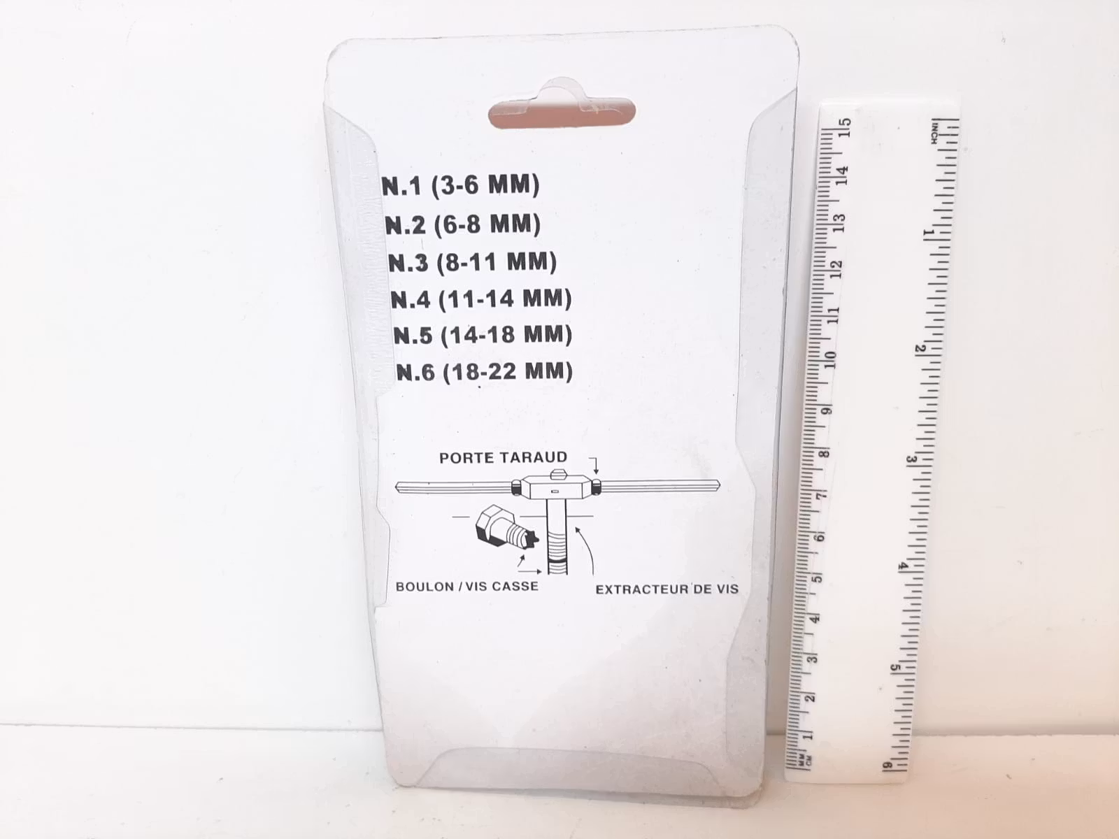 Skruvutdragarsats 5 delar (3-22 mm) Skruvutdragare verktyg