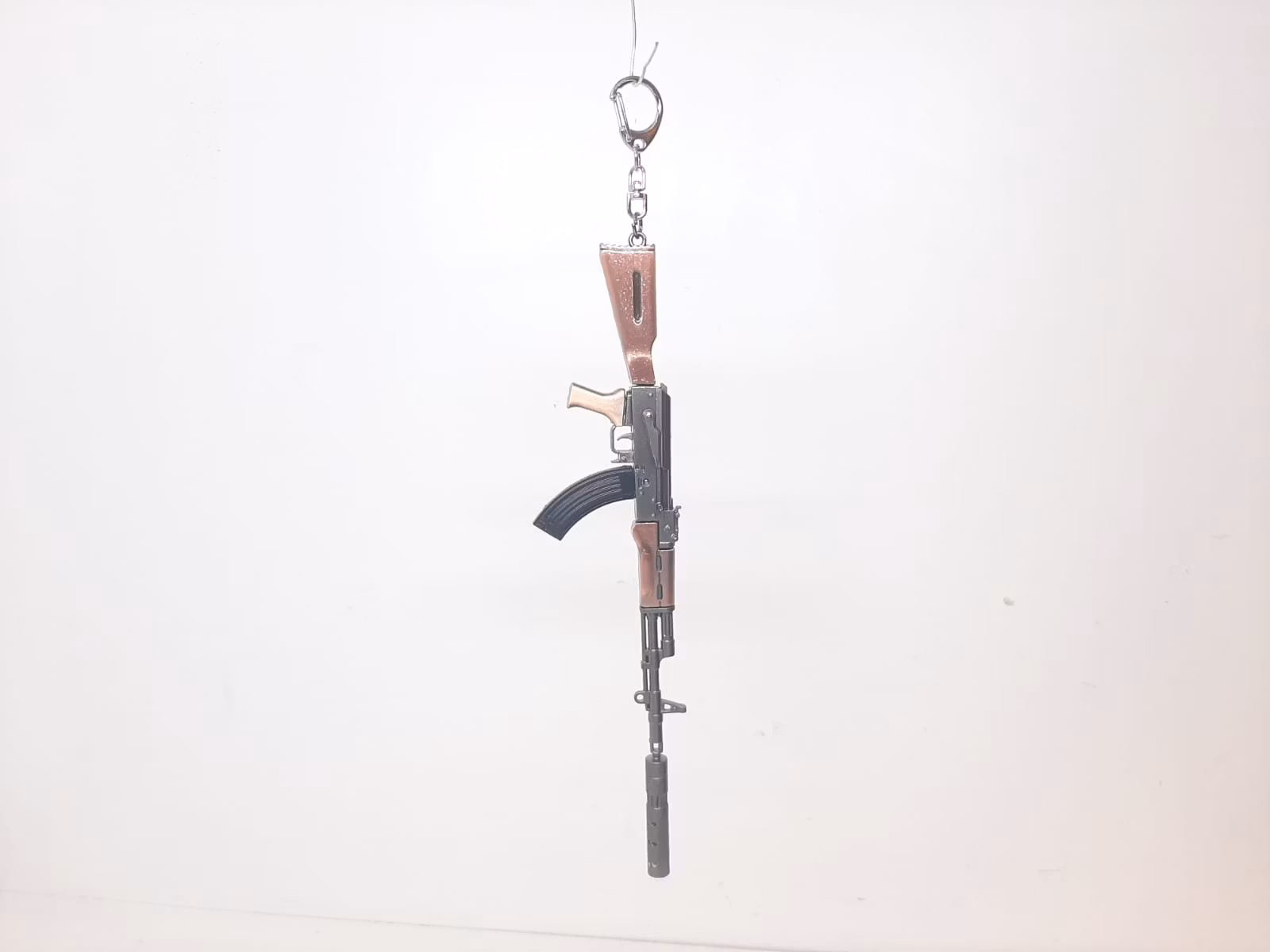 Nyckelring: AK47 miniatyr (metall)