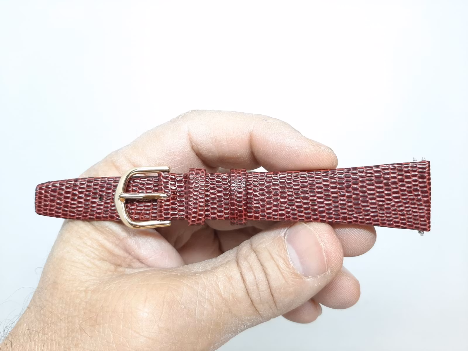 Armband VINRÖD KALVSKINN "ORM" (20 mm)