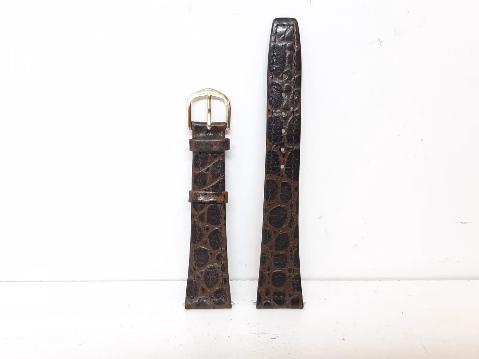 Armband MÖRKBRUN KALVSKINN (20 mm)
