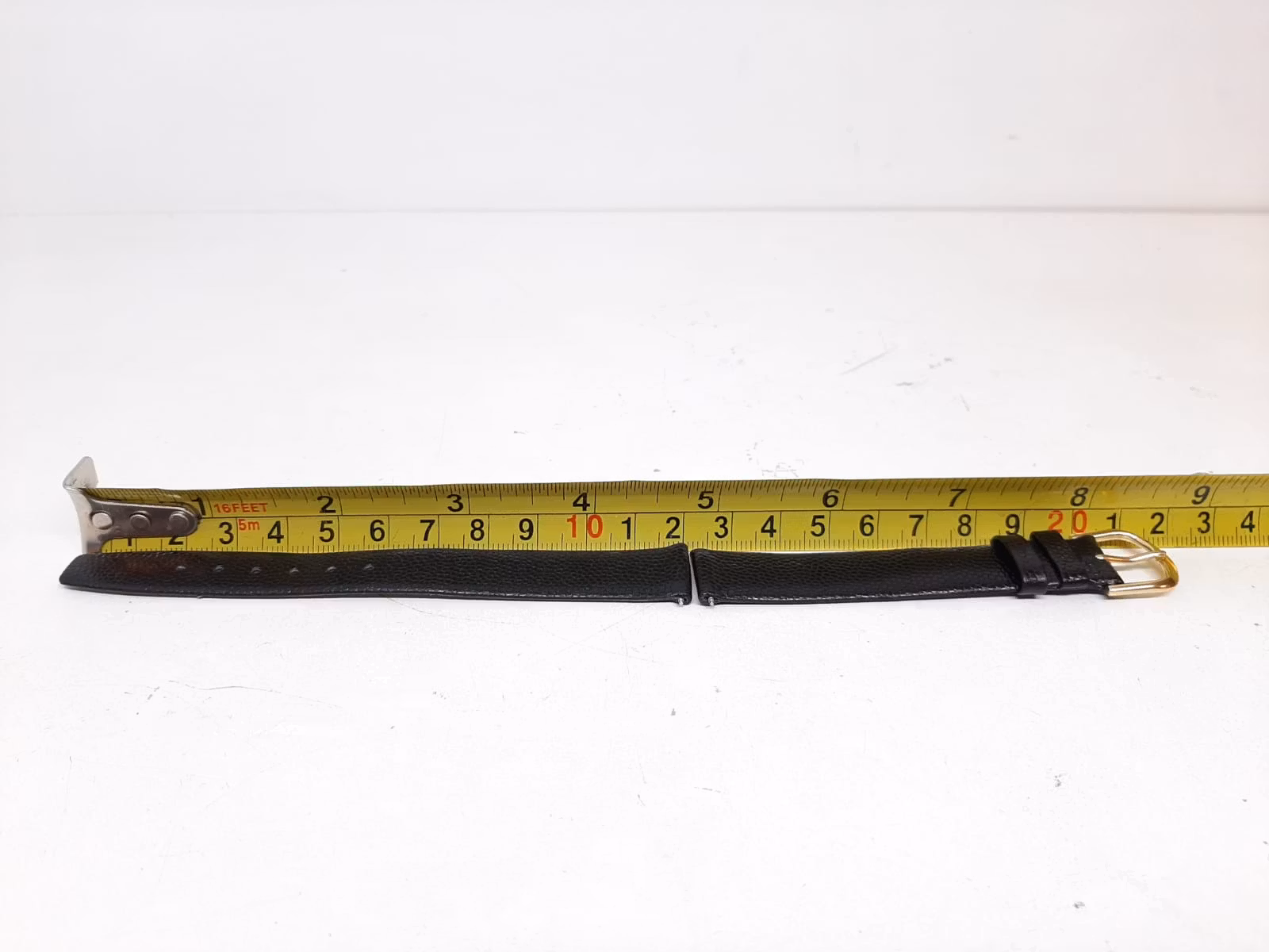 Armband SVART KALVSKINN (16 mm)