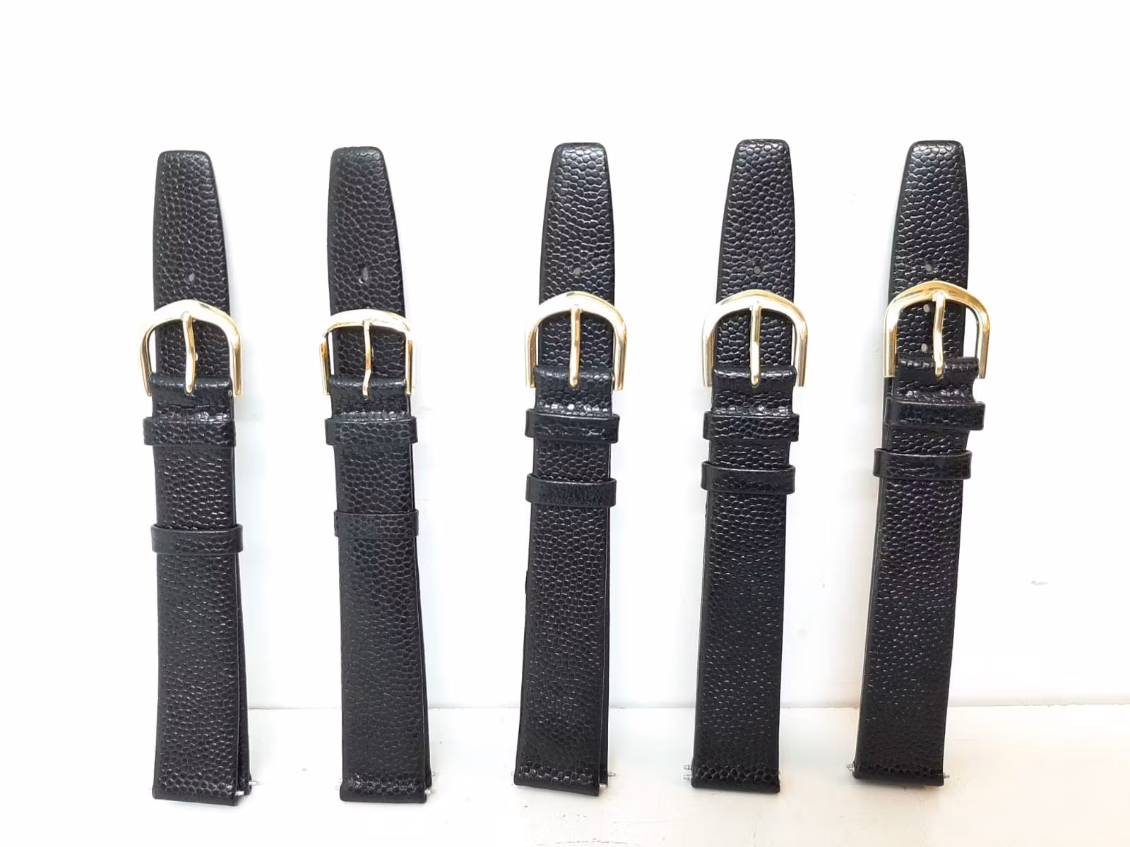 Armband SVART KALVSKINN (16 mm)