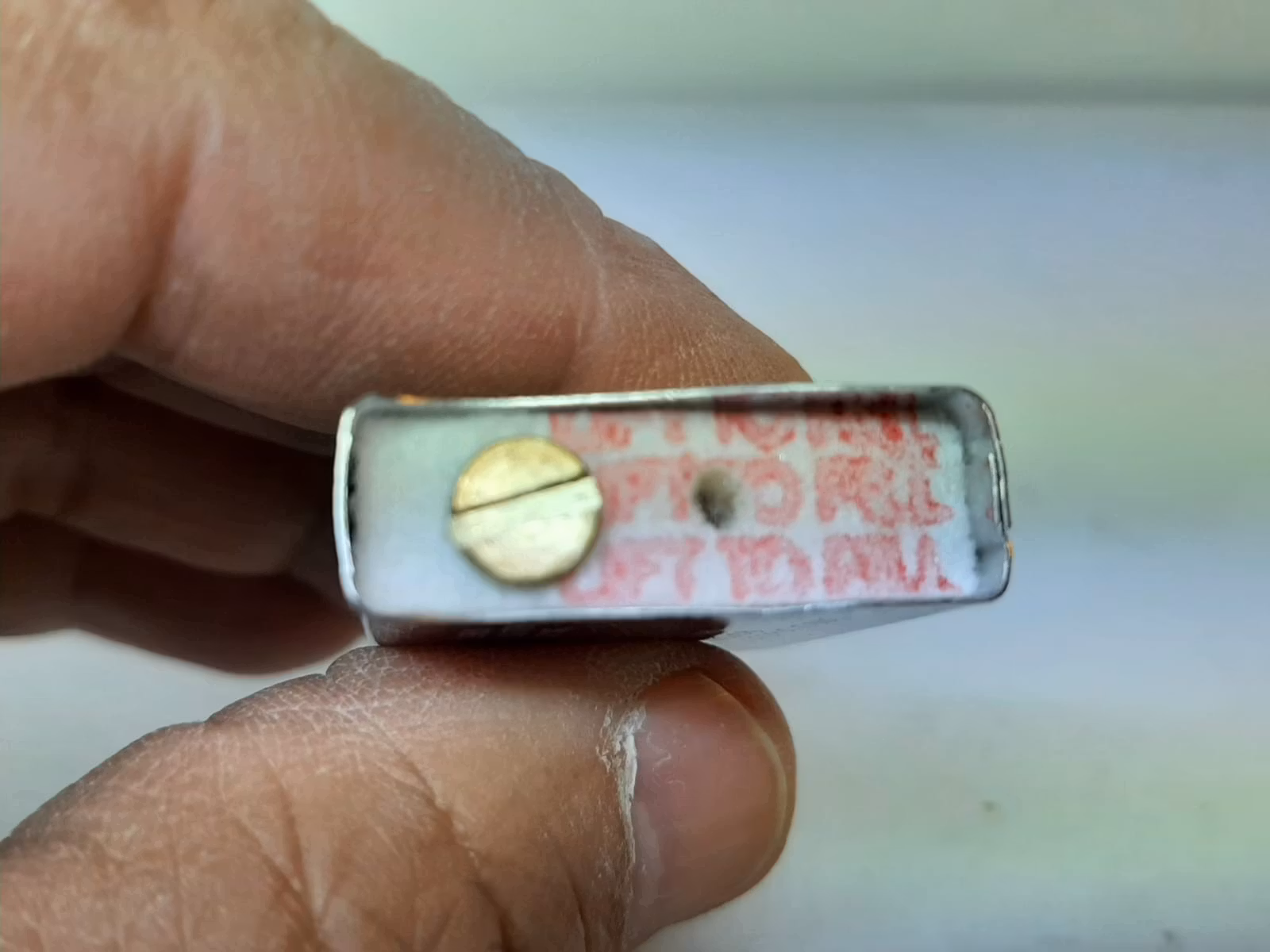Zippotändare SLIM Borstad Matt + tillbehör