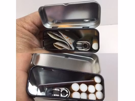Cigarettetui Plåt Amsterdam