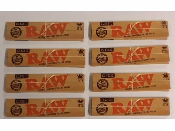 RAW Kingsize slims 8 st (cigarettpapper)