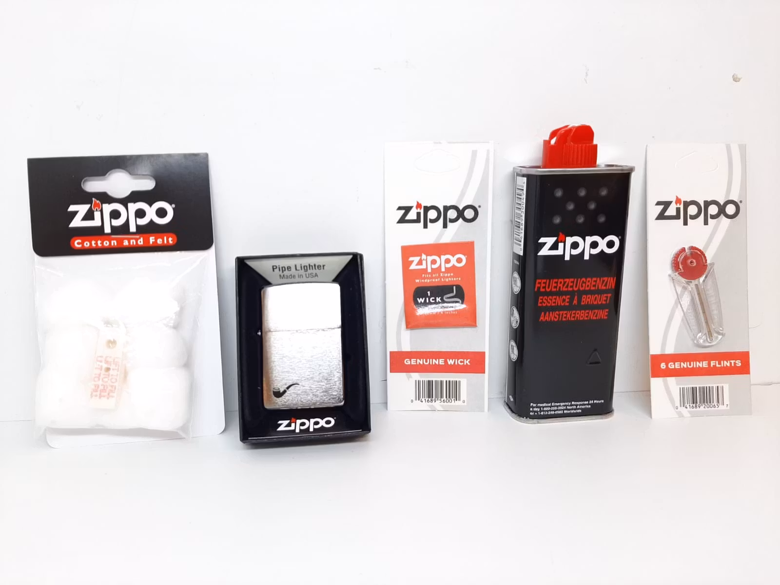 Zippotändare PIPE + tillbehör