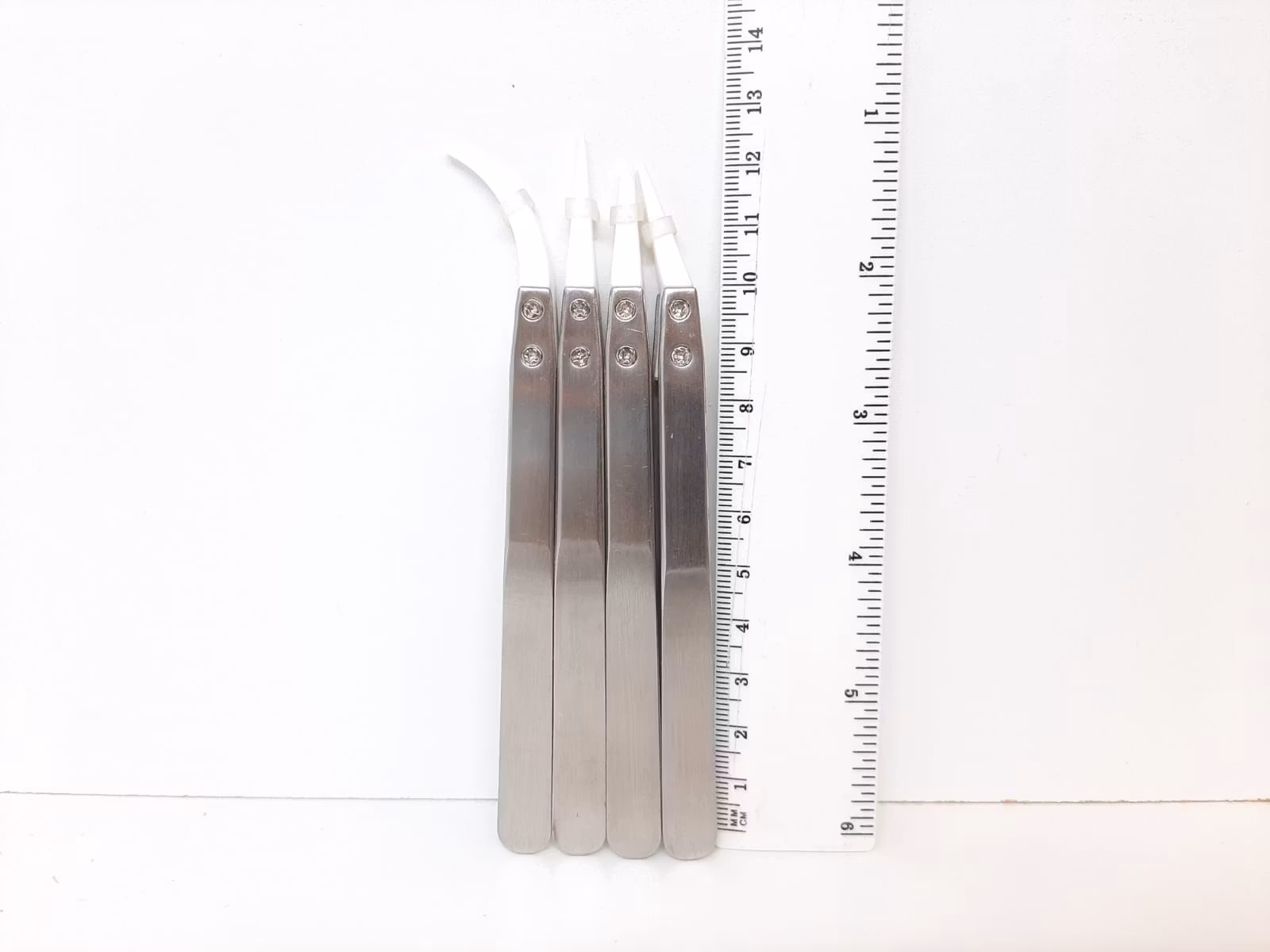 Pincetter i metall och keramik (4-pack)