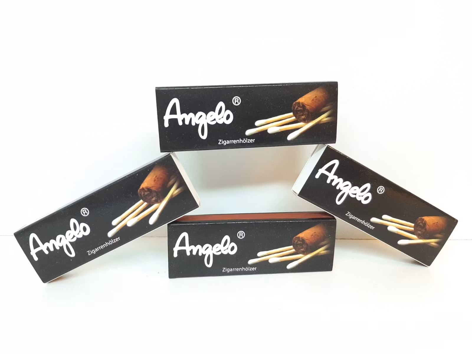 Angelo Cigarrtändstickor: 4 askar (tändstickor)