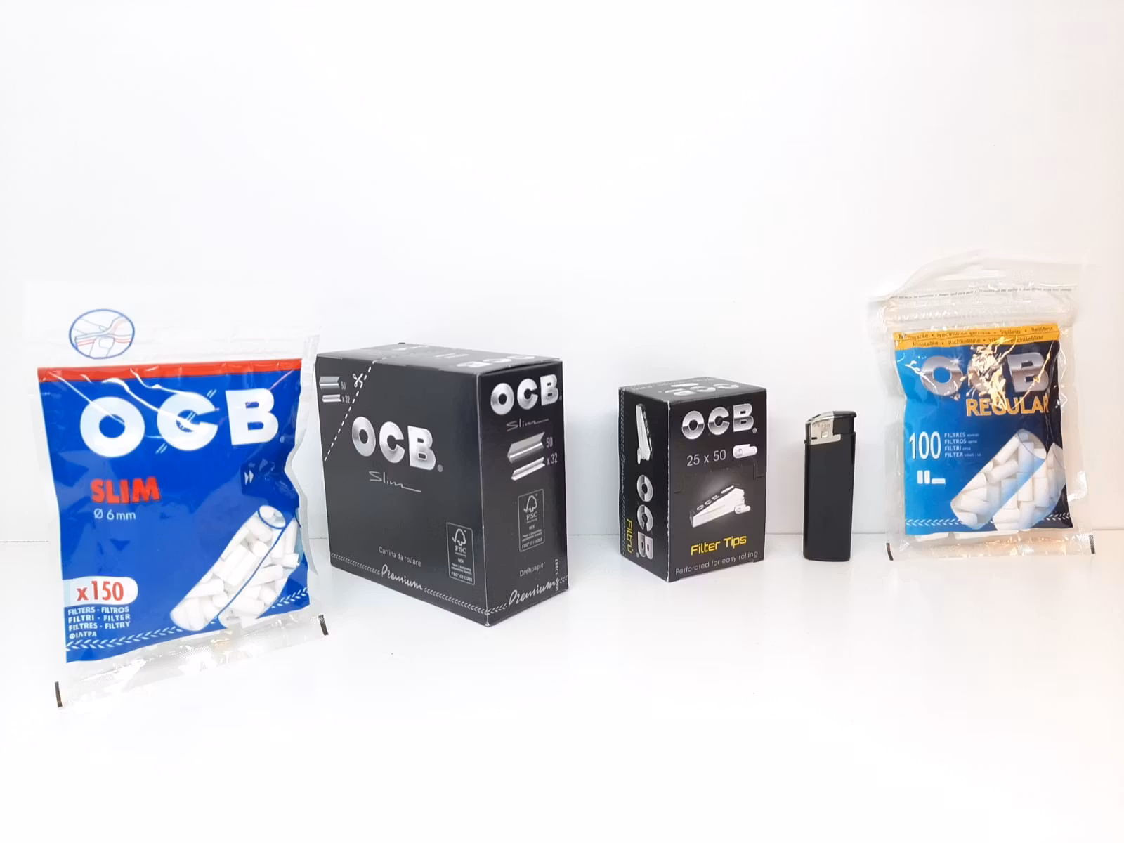 OCB Slim + Filter Original + Filter Slim + Tips
