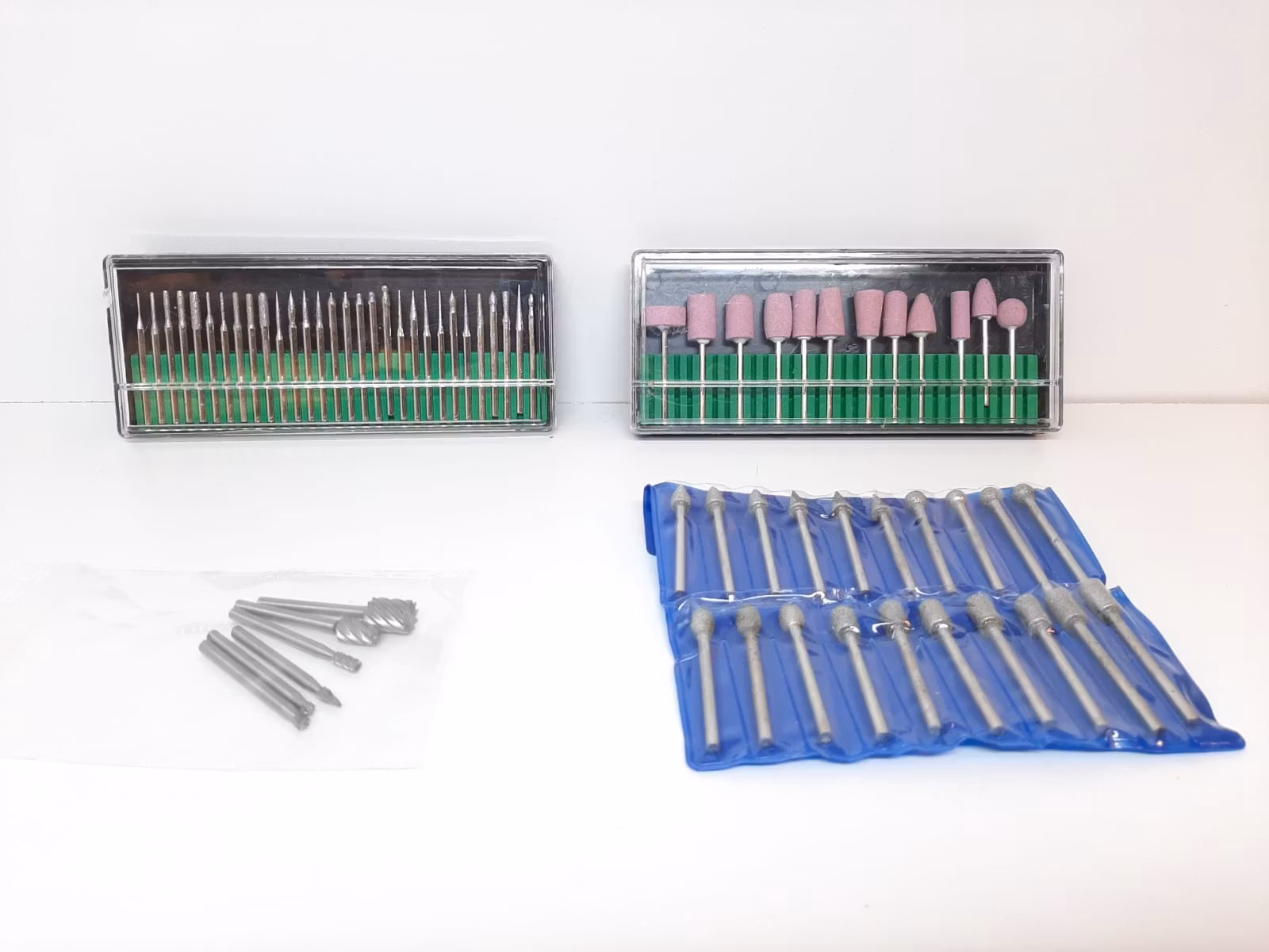 Fyra Set: Slipverktyg / Skärverktyg / Roterande filar (Multi-slip Verktyg)