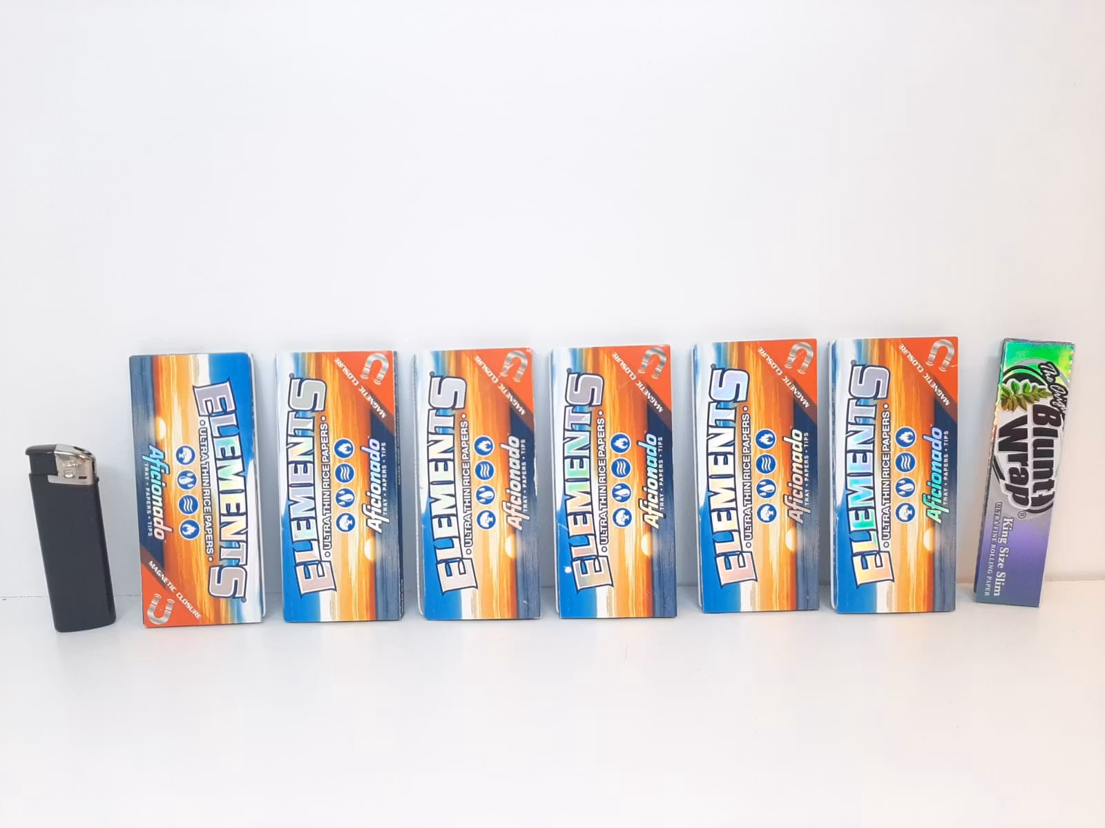 Elements Slims + Filter Aficionado 6 st (cigarettpapper)