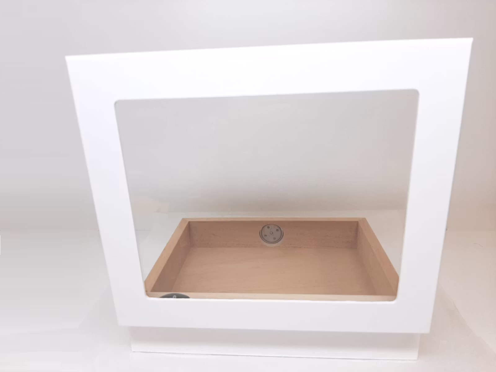 Cigarrhumidor Angelo WHITE Glas